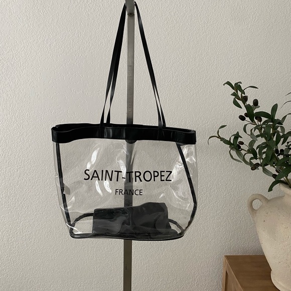 Handbags - clear bag/ beach bag